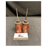 Texaco Home Lubricant Cans