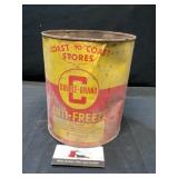 Double C Coast to Coast Brand Anti Freeze Can