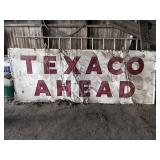 Texaco Ahead sign