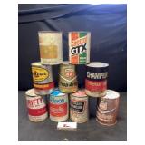 Getty, Castrol, Pennzoil, Phillips 66, Champion,