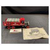 Die Cast Texaco Stake Truck with BARRELS