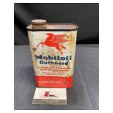 Mobiloil Outboard Oil Can