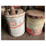 Standard and Phillips 66 cans