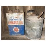 Archer and galvanized can