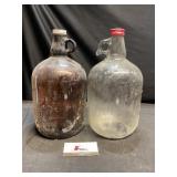 Two Glass Soda Bottles