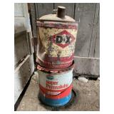 DX and Amoco 5 Gallon cans