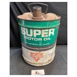 Super Motor Oil Conoco 5 Gallon