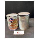 Skelly and Chevron Oil Cans