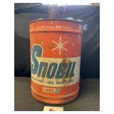 Snobil Gasoline Oil Mixture Can