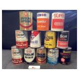 Texaco, Union 76, Conoco, Coop, Skelly, P