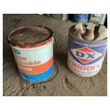 Amoco and DX Cans
