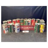 Vintage Soda Cans