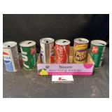 Vintage a soda Cans