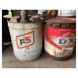 DX and FS cans