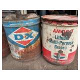 Amoco and DX cans