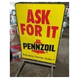 Freestanding Pennzoil Advertiser