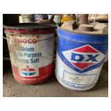 Amoco and DX cans