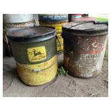 John Deere and Case Cans