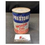 Prestone Motor Oil Can