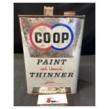 Coop Paint and Varnish Thinner Can