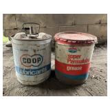 Amoco and COOP cans