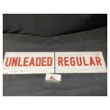Metal Cenex Burner Fuel Fuel Sign