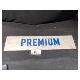 Metal Dino Regular Premium Fuel Sign