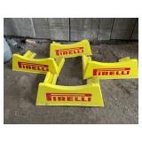 Set of 4 Pirelli  Tire Displays