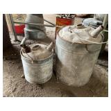 Galvanized cans