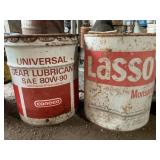 Lasso and Conoco cans