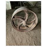 Metal pulley
