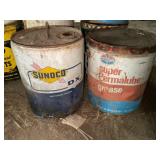 Amoco and Sunoco cans