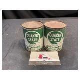 Quaker State Outboard Motor Oil Can S
