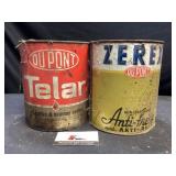 Du Pont Antifreeze Cans
