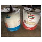 Amoco, Texaco Oil Cans