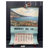 1957 Midway Oil Calendar