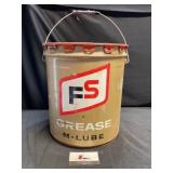 F S Grease Can