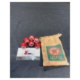 Texaco Marble Shooters with Texaco Bag