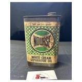 Nourse White Cream Separator Oil can