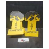 Iowa Hawkeyes table decor