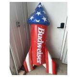 Inflatable Budweiser rocket