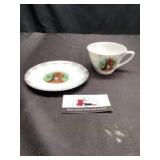 Plow in the Oak cup and saucer