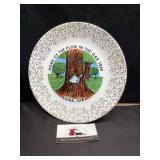 Plow in the oak plate
