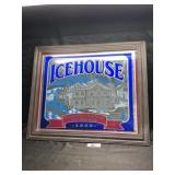 Ice House beer mirror