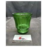 Green vase
