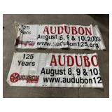 Audubon 125 years banners