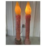 Candle stick blow molds