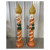 Candle stick blow molds