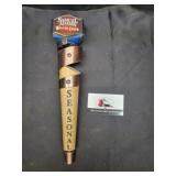Samuel Adam's winter lager tap handle