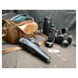 Vintage GAF L-17 camera with lens